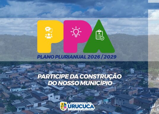 Coleta de Sugestões – PLANO PLURIANUAL 2026 – 2029